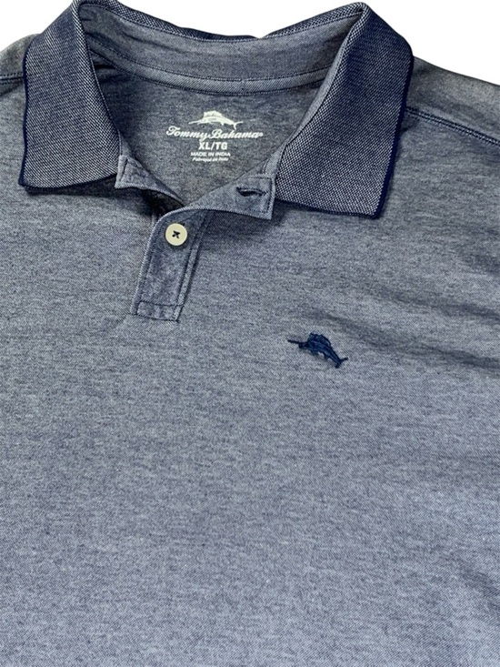 Tommy Bahama Other - Tommy Bahama Polo Shirt Mens XL Navy Short Sleeve Coastal Nautical Golf Casual